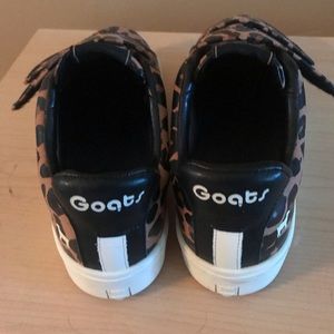 GOATS leopard sneakers w/ Velcro straps